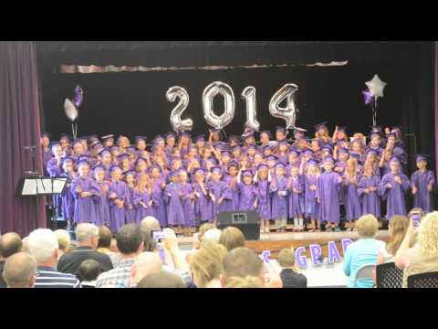 Brown Elementary Kindergarten Graduation (6-5-14) The Thank You Song