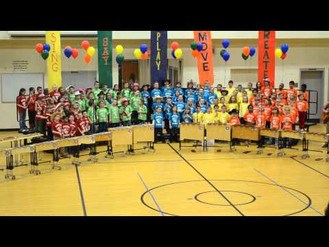 Brown Elementary 1st Grade Program (3-11-15) She’ll Be Comin’ ‘Round The Mountain