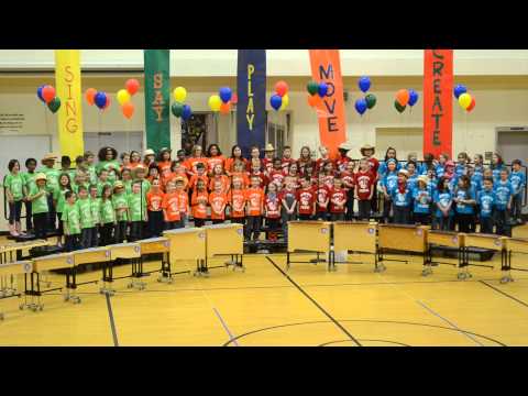 Brown Elementary 2nd Grade Program (3-11-15) The Crawdad Song
