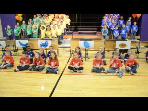 Brown Elementary 1st Grade Program (3-9-17) I’ve Been Workin’ On The Railroad